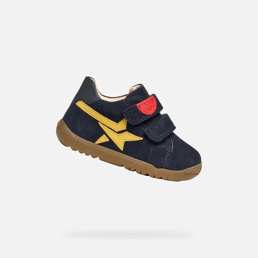 Navy/Ochre Yellow