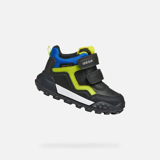Black/Fluo Green