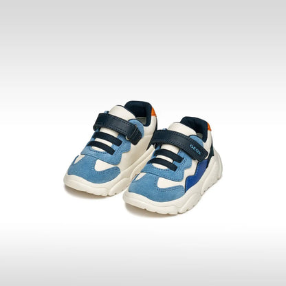 Ivory/Light blue