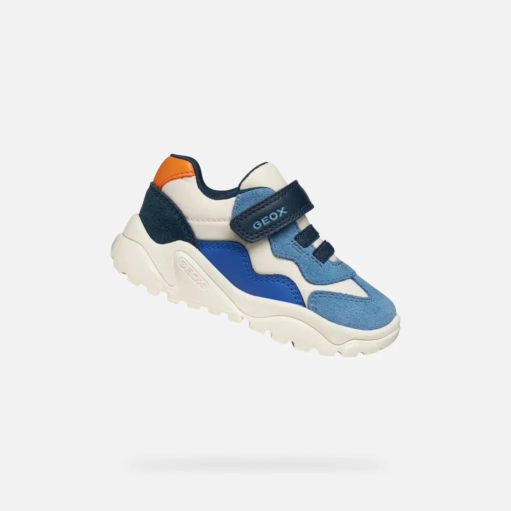 Ivory/Light blue
