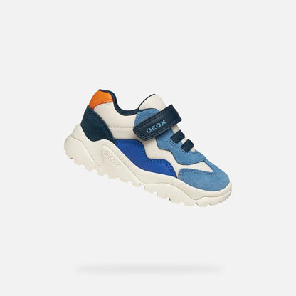 Ivory/Light blue