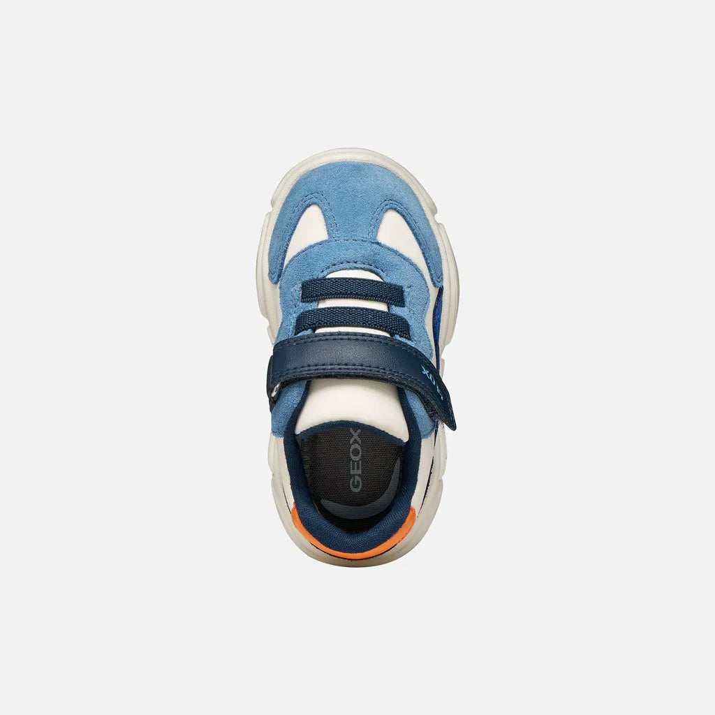 Ivory/Light blue