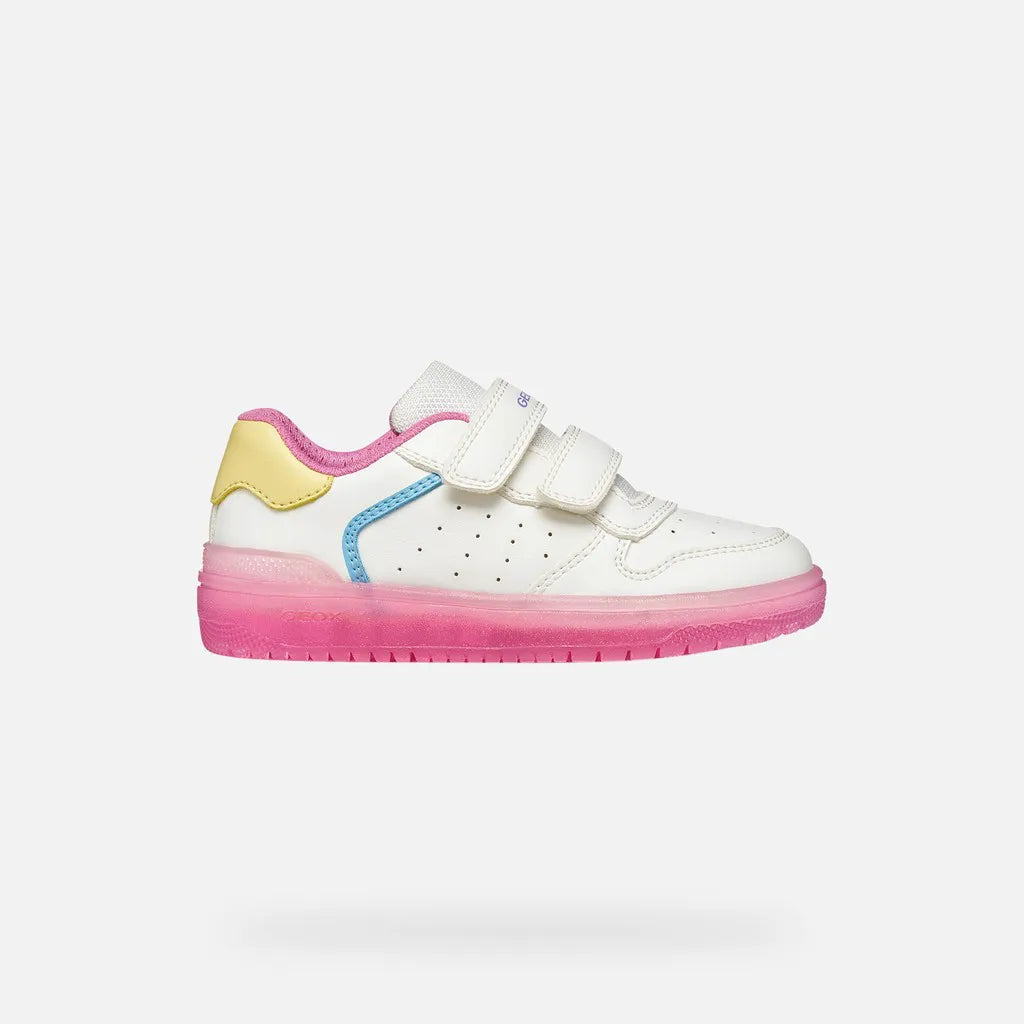 White/Dark Pink