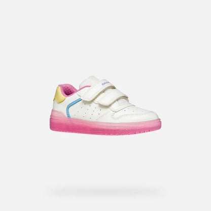 White/Dark Pink