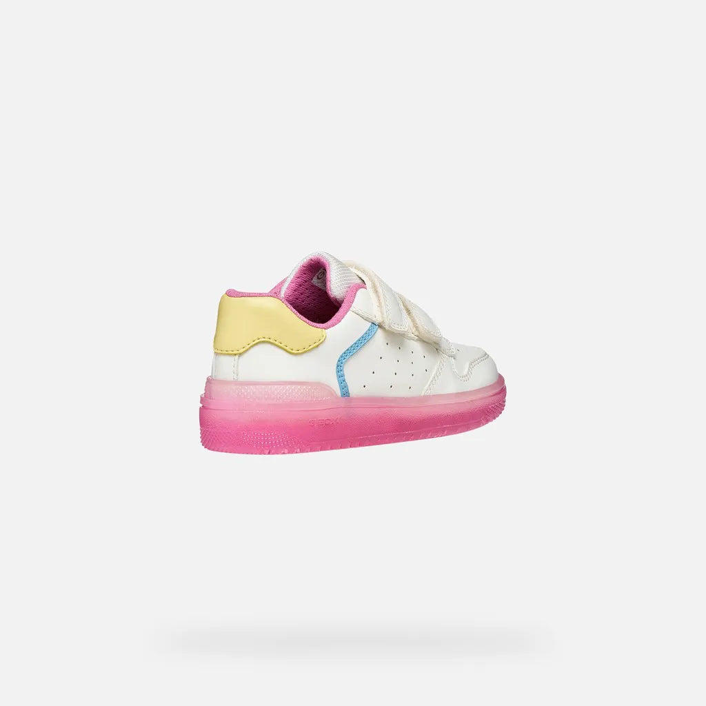 White/Dark Pink