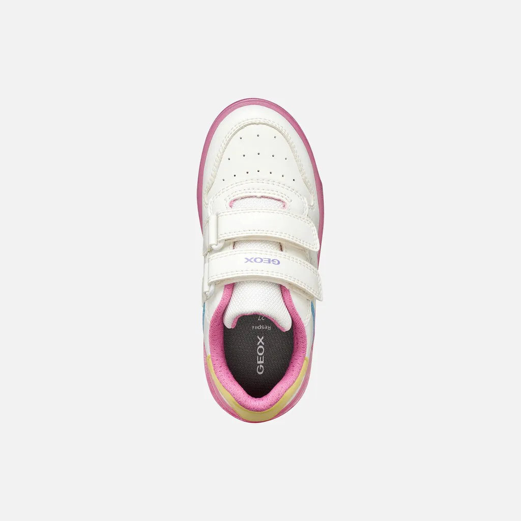 White/Dark Pink