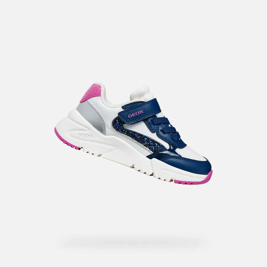 White/Dark royal