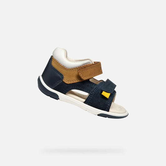 Navy/Caramel