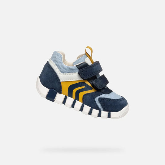 Navy/Ocher Yellow